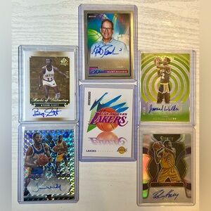 Laker Legends auto lot (5) cards